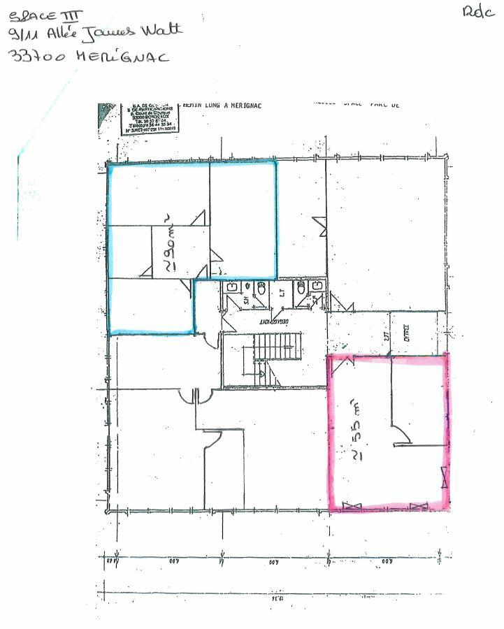 Bureau Mérignac 125m² Location bureau Mérignac Gironde OLBUR2001132 1